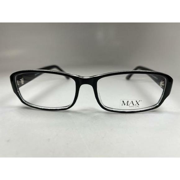 New MAX by Max Cole MMC-02 Col.90 Black Eyeglasses 55/15/135 - Picture 2 of 6